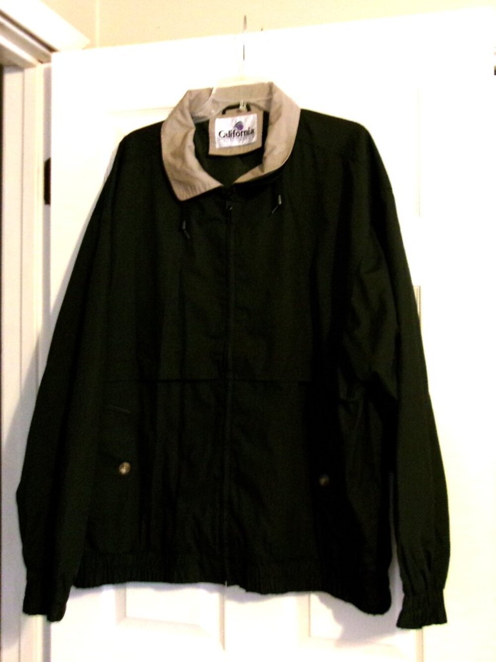 Vintage Unisex CALIFORNIA OUTERWEAR Black Jacket  Size 3X (check measurements)